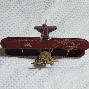 FARM SUPPLY EUC 1995 LIMITED EDITION FARM SAFETY DIE CAST BI PLANE